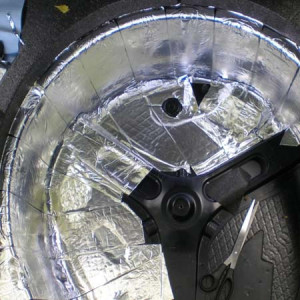 Rola banda izolatoare butilica 45 cm culoare gri antracit