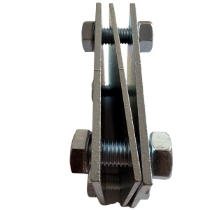 Conector Încrecișat pentru Platbandă și Platbandă (40x4 mm), Oțel Zincat la Cald - Img 2