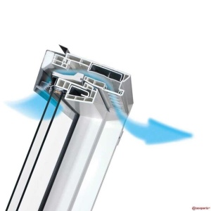 Fereastra de mansarda Fakro PTP-V U3 Z-Wave cu rama EZV-A + XDP - Img 2