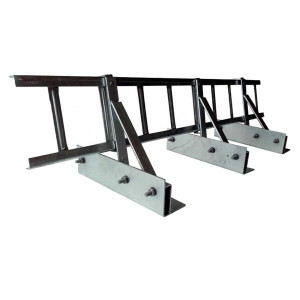 Set Parazăpadă Grilaj ZINCAT 3m cu 3 Suporți pentru Tablă Click și Fălțuită (Montaj Fără Gaurire)