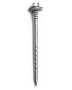 Șurub Fixare Panouri Sandwich 6.3/6,8 x100 mm pe Lemn/Beton cu Șaibă EPDM, pentru panou de 50 mm Cutie 100 buc