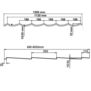 Țiglă Metalică Wetterbest Clasic 0.5 mm – Finisaj Premium Neomat 60 μm - Img 2