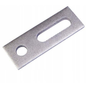 Adaptor Oțel Fixare Șurub Panou Fotovoltaic | Placă 80x30x5 mm