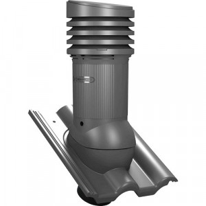Coș ventilatie țiglă Alpina EVO Ø 150 mm gri antracit