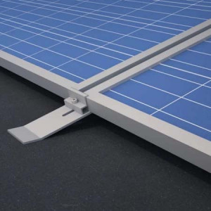 Sistem montaj panouri fotovoltaice pe terasă bloc