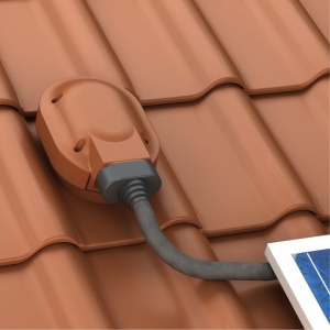 Element trecere conducte panou solar țiglă Creaton Simpla - Img 4