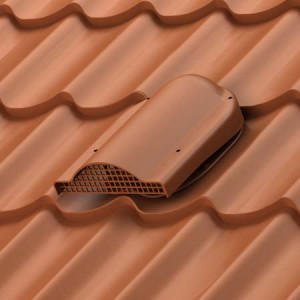 Element ventilație Rolling pentru țiglă metalică profil LINDA ECOTIL, Romaiko