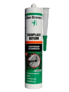 Etanșant Bituminos Tixoplast Negru 280ml - Oprește Infiltrațiile