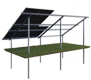 Configurație structură 2 rânduri de 5 panouri