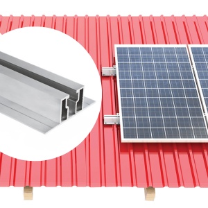 Structură Completă SLIM pentru 9 Panouri Fotovoltaice – Montaj Acoperiș din Metalice (Sistem 4-4.5 kW)