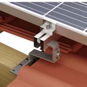 Sistem fixare panouri solare pe țiglă ceramică