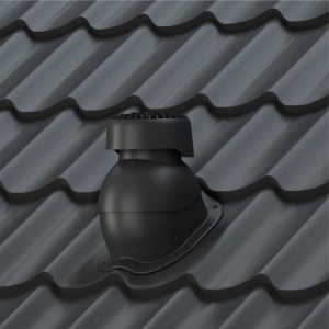 Set complet ventilare coloană sanitară: aerisitor 110mm, bază și șuruburi