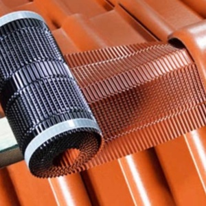 Circulația aerului sub coamă cu bandă de ventilare MICRO VENT 30 cm aluminiu