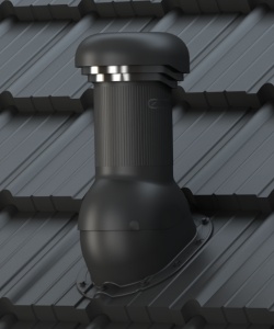 Coș Aerisire Țiglă Metalică Pro Ø150 mm - Img 5