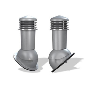 Coș ventilație Wirplast din polipropilenă rezistentă pentru acoperișuri metalice plane