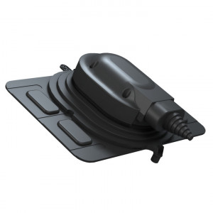 Element trecere conducte panou solar Universal, negru