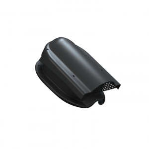 Element ventilare tablă cutată H 35 mm negru