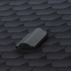 Vedere laterală profil redus element ventilație Rolling Wirplast