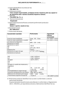 Membrană de difuzie vapori 170g