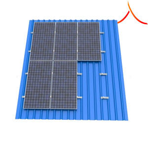 Kit MINI Rail montaj 50 panouri fotovoltaice acoperis metalic