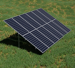 Mini sistem montaj panouri fotovoltaice pe sol