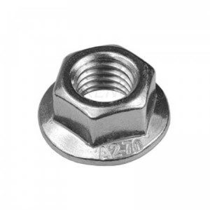 Piuliță Hexagonală cu Flanșă M8 INOX | Fixare Anti-Coroziune