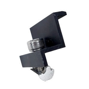 Set Clemă Capăt Echipată NEAGRĂ Panou Fotovoltaic | Full Black, Montaj Rapid, Final Structură