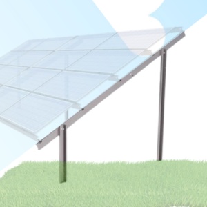 Suport Montaj Panouri Fotovoltaice în Sol – Oțel Zincat S350 | Unghi reglabil