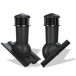 Diametru 125 mm coș de aerisire Wirplast pentru evacuare hotă și coloană sanitară