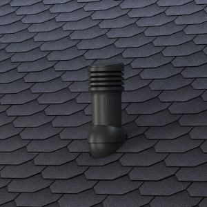 Coș Ventilație Șindrilă EVO Debit Mare Ø150/H490 Eliminare Condens | Wirplast