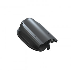 Element ventilație Wirplast Rolling pentru tablă cutată H18 negru