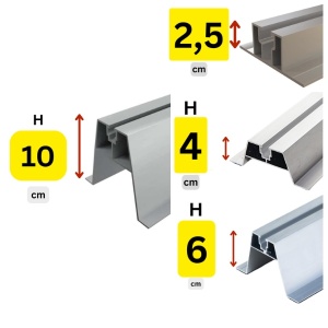 Kit Structură Completă pentru 4 Panouri Fotovoltaice – Montaj Acoperiș din Tablă Metalică Sistem 1.5-2 kW - Img 2