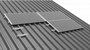 Mini sina montaj panou solar fotovoltaic 40 x 250 mm