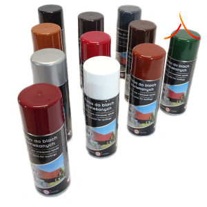 Spray retuș țiglă metalică Roșu maroniu RAL 3011 Mat