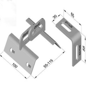 Sistem prindere panouri fotovoltaice pe tablă trapezoidală