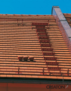 Tigla ceramica Creaton Domino, rosu natur