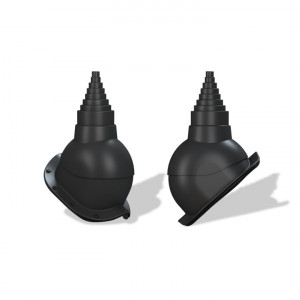 Detaliu manșetă flexibilă EPDM reglabilă Ø19-90 mm cabluri și piloni
