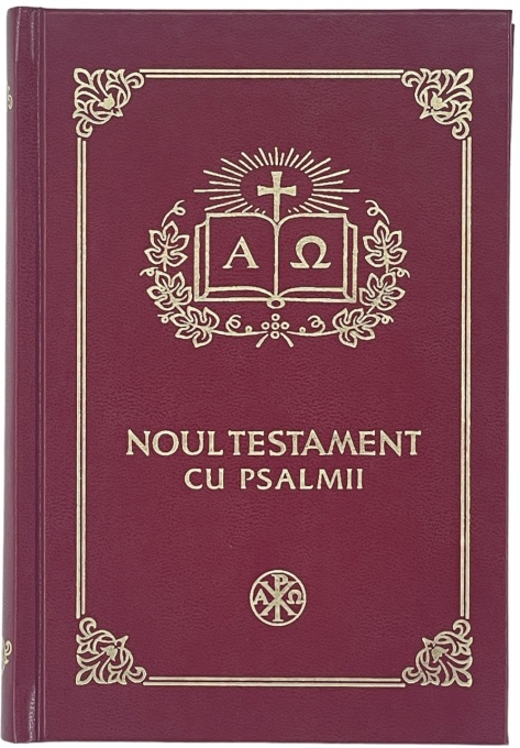 Noul Testament cu Psalmii format 053 grena 19 × 13 cm (R15-5)