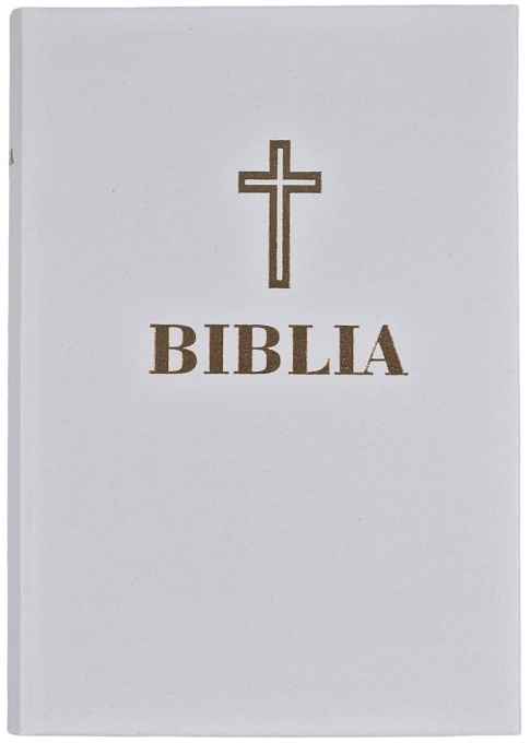 Biblia ediție omagială 100 de ani de la Marea Unire – albă în piele ecologică, aurită (R15-4)