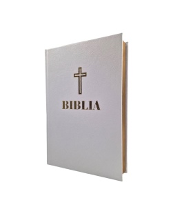 Biblia ediție omagială 100 de ani de la Marea Unire – albă în piele ecologică, aurită (R15-4) - Img 4