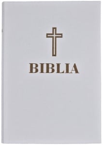 Biblia ediție omagială 100 de ani de la Marea Unire – albă în piele ecologică, aurită (R15-4) - Img 1