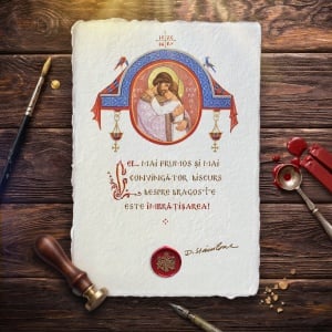 Hrisov Athonit Sfinții Petru și Fevronia | Citat D. Stăniloae