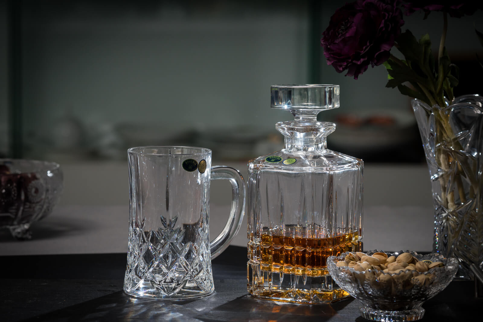 Decantoare Cristal Bohemia & Carafe Cristal Bohemia & Halbe Cristal Bohemia