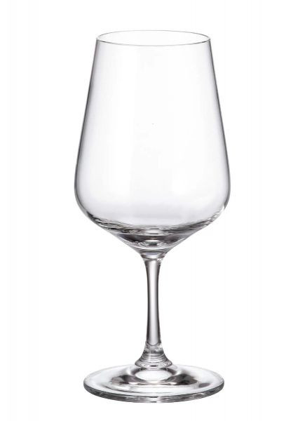 APUS Set 6 pahare sticla cristalina Bohemia vin 450 ml