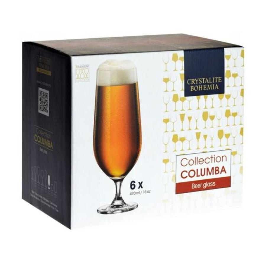 COLUMBA Set 6 pahare sticla cristalina bere 470 ml - 3 | YEO