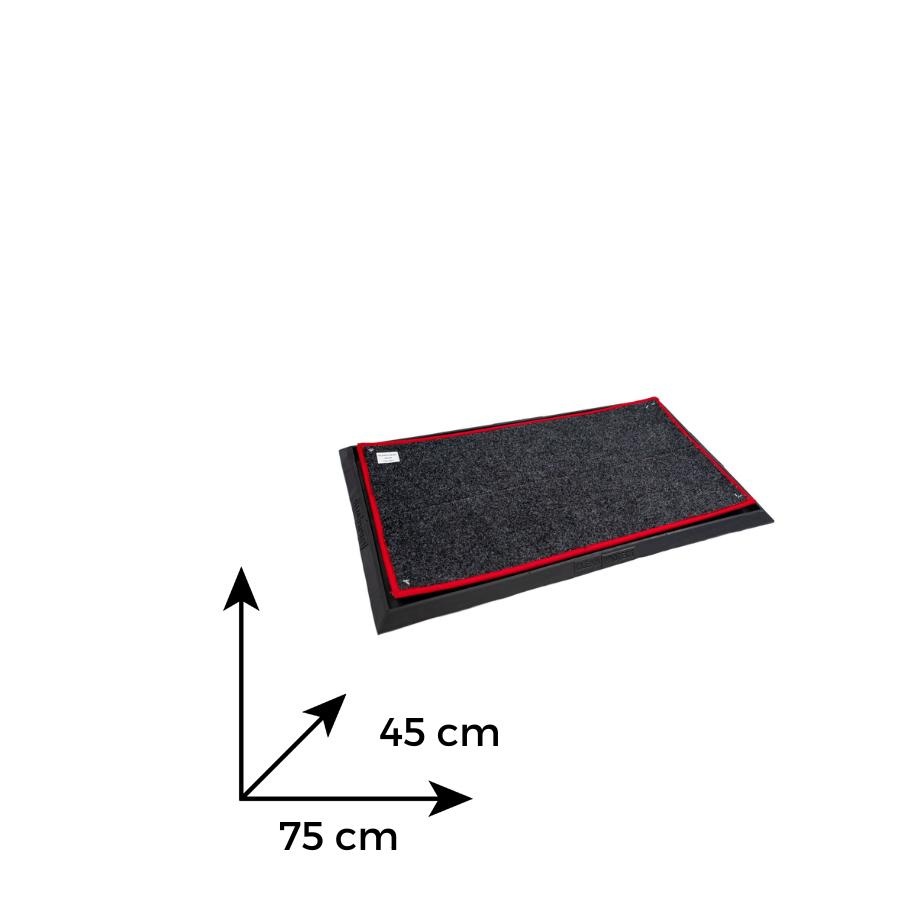 GERM BARRIER Covoras intrare dezinfectare 45*75 cm cu insertie detasabila - 1 | YEO