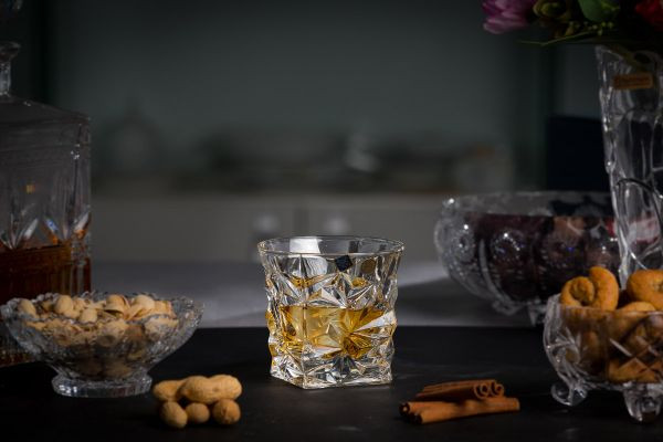 GLACIER Set 6 pahare cristal whisky 350 ml - 1 | YEO