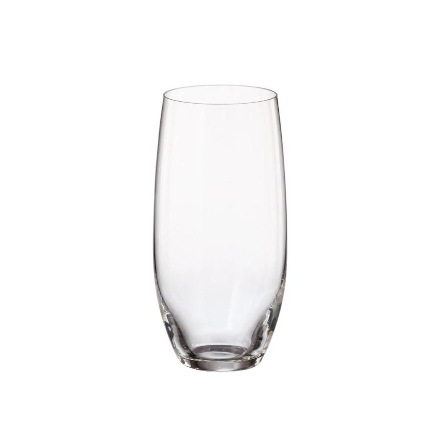 MERGUS Set 6 pahare sticla cristalina Bohemia apa / suc 470 ml