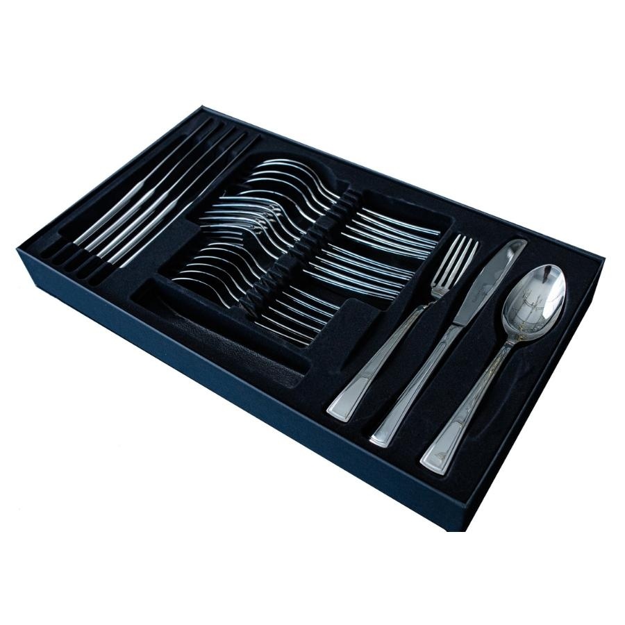 PASADENA Set tacamuri inox 18/10 - 6 persoane (24 piese) - 2 | YEO