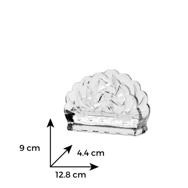 PINWHEEL Suport servetele cristal Bohemia 13 cm - 1 | YEO